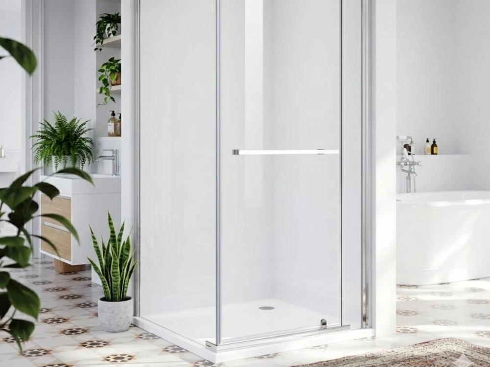 Glass for shower enclosure