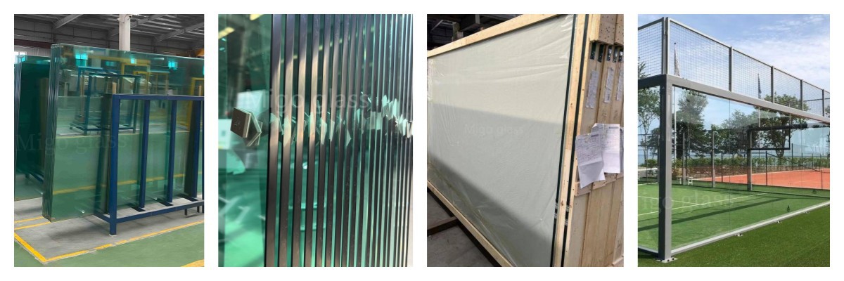 Padel court tempered glass Padel court tempered glass