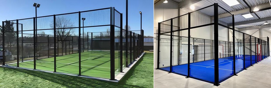 Classic padel court glass solution Classic padel court glass solution