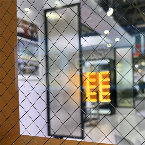 Diamantpolerat trådbundet glas