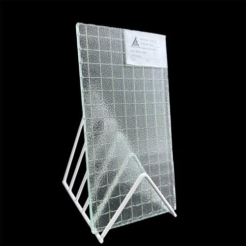 Eldfast-trådt glas