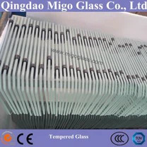 Härdat Silk Screen Printing Glas