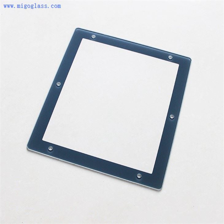 Rectangular Glass lamp shade with holes