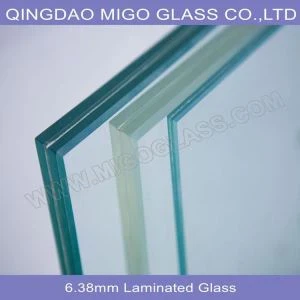 Balustrade i laminerat glas