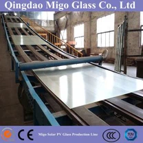 3,2 mm låg järn härdat Ar-beläggning Solar planglas för PV Moduel